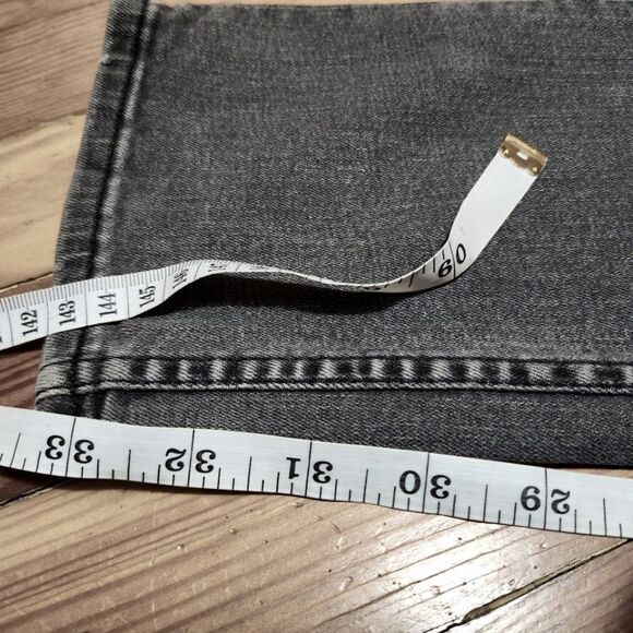 Acne Kex Nightster Low Rise Grey Denim US 30 - Picture 6 of 8